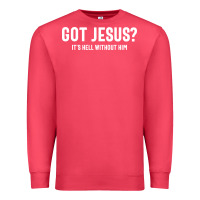 Cardinal Got Jesus It's Hell Without Him - Christian Premium Sweatshirt - artisFamous