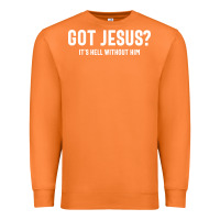Carrot Got Jesus It's Hell Without Him - Christian Premium Sweatshirt - artisFamous