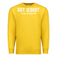Lemon Got Jesus It's Hell Without Him - Christian Premium Sweatshirt - artisFamous