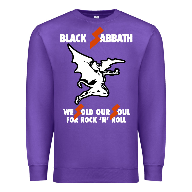 Black Rock And Roll Premium Sweatshirt by artisFamous | Teevron