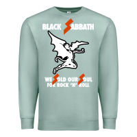 Seafoam black rock and roll Premium Sweatshirt - artisFamous