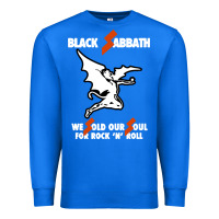 True Royal black rock and roll Premium Sweatshirt - artisFamous