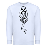 White dark mark Premium Sweatshirt - artisFamous
