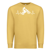 Antique Gold dirt bike Premium Sweatshirt - artisFamous