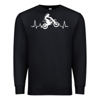 Black dirt bike Premium Sweatshirt - artisFamous