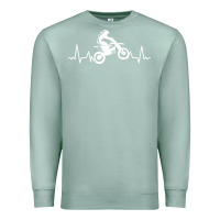 Seafoam dirt bike Premium Sweatshirt - artisFamous
