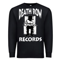 Black death row records black Premium Sweatshirt - artisFamous