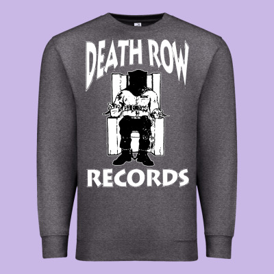 Death Row Records Black Premium Sweatshirt Designed By Artisfamous