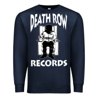 Navy death row records black Premium Sweatshirt - artisFamous