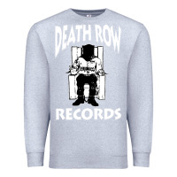 Heather Grey death row records black Premium Sweatshirt - artisFamous