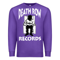 Purple death row records black Premium Sweatshirt - artisFamous