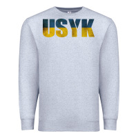 Heather Grey USYK Premium Sweatshirt - artisFamous