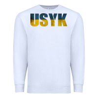 White USYK Premium Sweatshirt - artisFamous