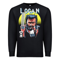 Black old man logan cover Premium Sweatshirt - artisFamous