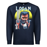 Navy old man logan cover Premium Sweatshirt - artisFamous