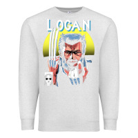 Oatmeal Heather old man logan cover Premium Sweatshirt - artisFamous