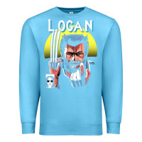Ocean Blue old man logan cover Premium Sweatshirt - artisFamous