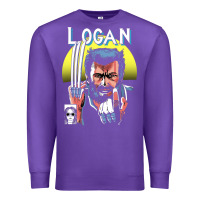 Purple old man logan cover Premium Sweatshirt - artisFamous