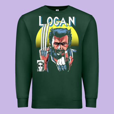Old Man Logan Cover Premium Sweatshirt Designed By Artisfamous