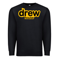 Black drew smile house Premium Sweatshirt - artisFamous