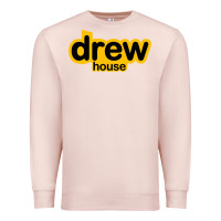 Pale Pink drew smile house Premium Sweatshirt - artisFamous