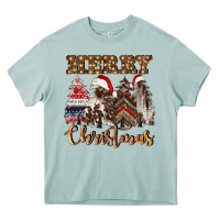Merry Christmas Trees Heavy Core Tee | Teevron