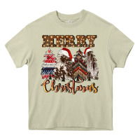 Mossy merry christmas trees Heavy Core Tee - CowGirlArtShop