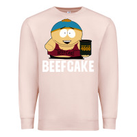 Pale Pink beefcake Premium Sweatshirt - artisFamous