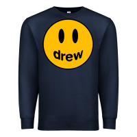 Navy Drew Smile House Premium Sweatshirt - artisFamous