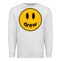 Oatmeal Heather Drew Smile House Premium Sweatshirt - artisFamous