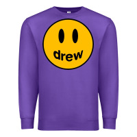 Purple Drew Smile House Premium Sweatshirt - artisFamous