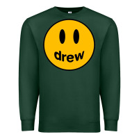 Sports Green Drew Smile House Premium Sweatshirt - artisFamous