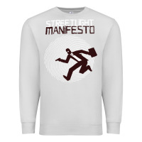 Dove Grey streetlight manisfesto vertigo Premium Sweatshirt - artisFamous
