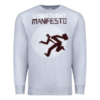 Heather Grey streetlight manisfesto vertigo Premium Sweatshirt - artisFamous