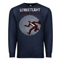 Navy streetlight manisfesto vertigo Premium Sweatshirt - artisFamous
