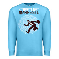 Ocean Blue streetlight manisfesto vertigo Premium Sweatshirt - artisFamous