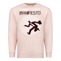 Pale Pink streetlight manisfesto vertigo Premium Sweatshirt - artisFamous