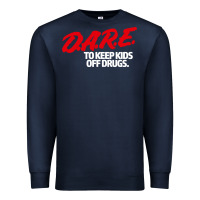 Navy dare shirt Premium Sweatshirt - artisFamous
