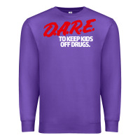 Purple dare shirt Premium Sweatshirt - artisFamous