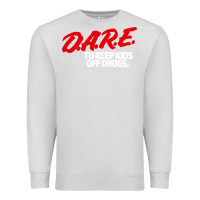 Dove Grey dare shirt Premium Sweatshirt - artisFamous