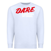 White dare shirt Premium Sweatshirt - artisFamous
