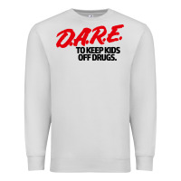 Dove Grey dare shirt Premium Sweatshirt - artisFamous