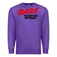 Purple dare shirt Premium Sweatshirt - artisFamous