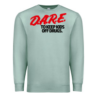Seafoam dare shirt Premium Sweatshirt - artisFamous