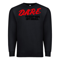 Black dare shirt Premium Sweatshirt - artisFamous