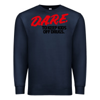 Navy dare shirt Premium Sweatshirt - artisFamous