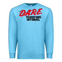 Ocean Blue dare shirt Premium Sweatshirt - artisFamous