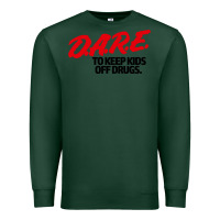 Sports Green dare shirt Premium Sweatshirt - artisFamous