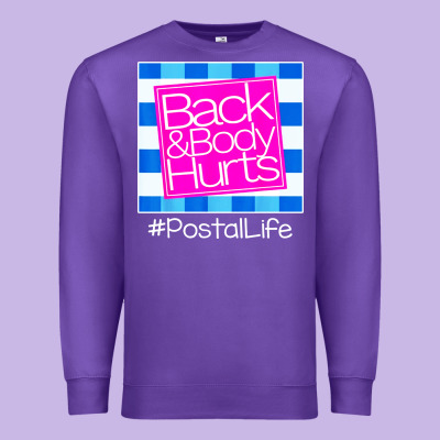 Back And Body Hurts Premium Sweatshirt Designed By Artisfamous