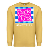 Antique Gold back and body hurts Premium Sweatshirt - artisFamous